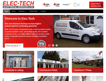 Tablet Screenshot of elec-tech.co.uk